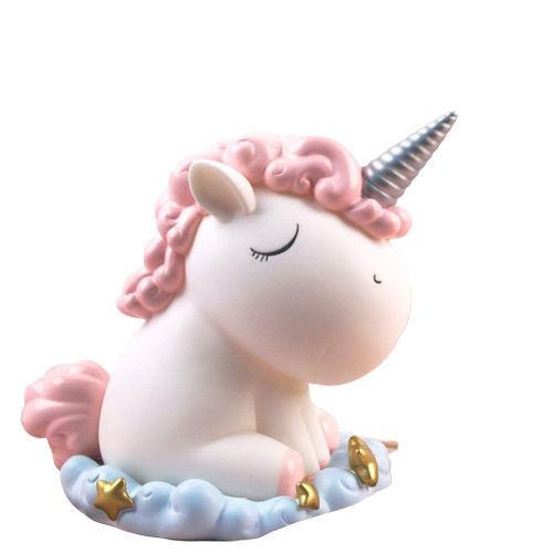 Sitting Unicorn Piggy Bank